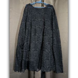 City Chic NWT Women's Black Lace Long Sleeve S Party Cocktail Whimsygoth